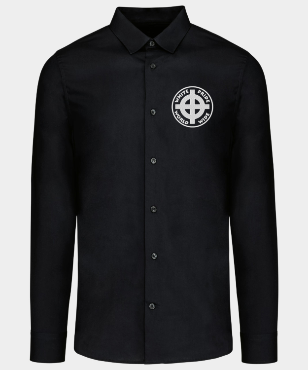 White Pride Worldwide Embroidered Shirt