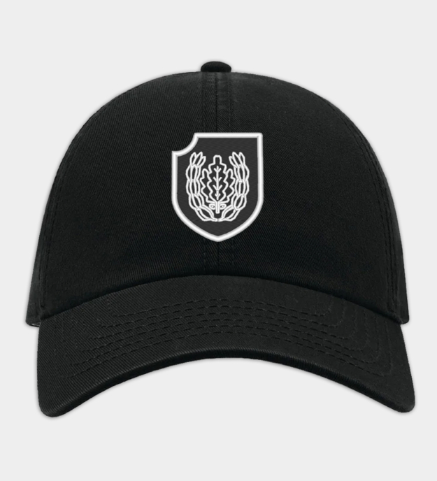 Division Reichsführer-SS Insignia Embroidered Black Baseball Cap