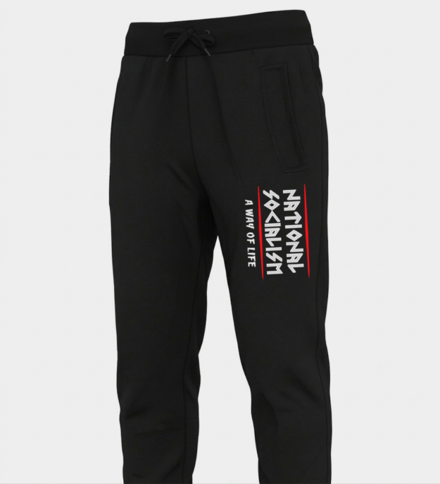 National Socialism – A Way of Life Embroidered Joggers