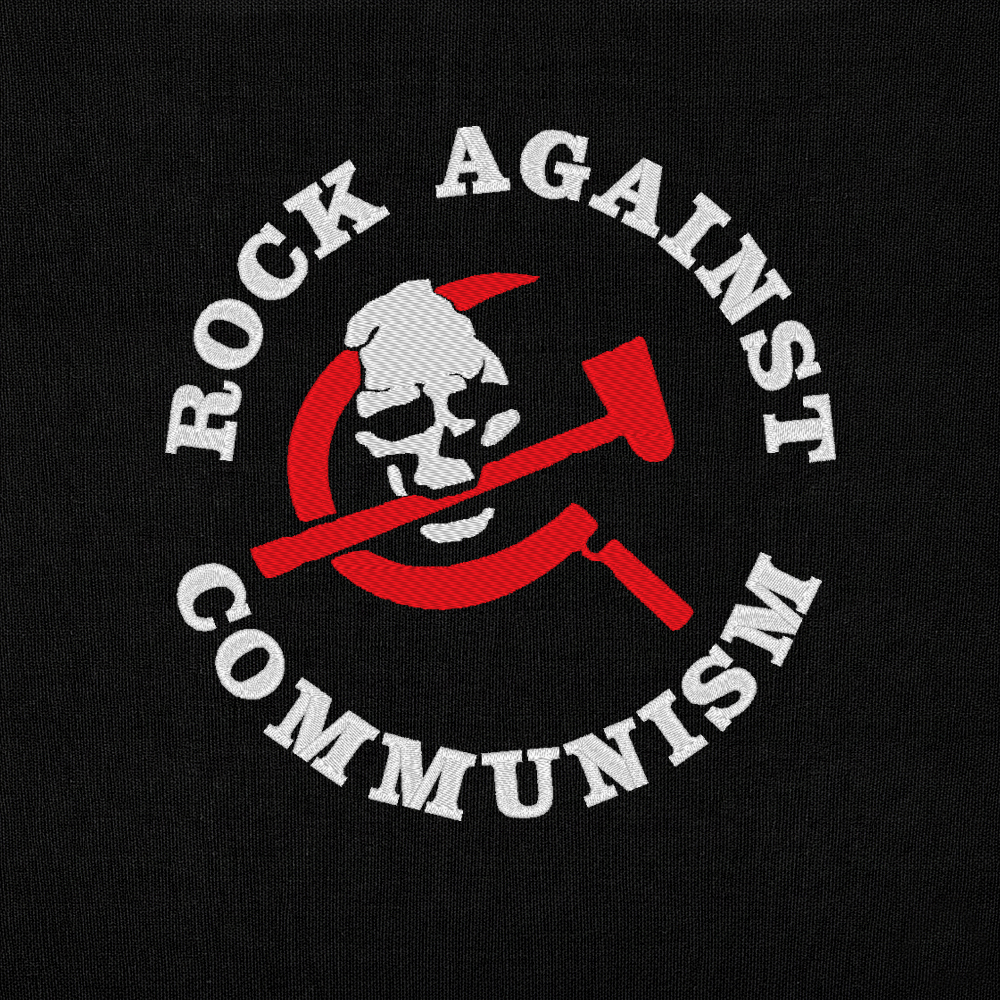Rock Against Communism Embroidered Embroidered Design Rock Against Communism Embroidered Embroidered Design