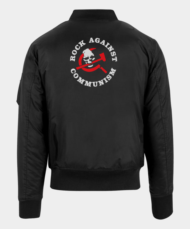 Rock Against Communism Embroidered Bomber Jacket