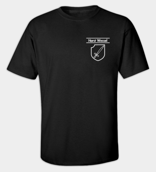 SS Freiwilligen-Panzergrenadier-Division Horst Wessel Embroidered Crew Neck T-Shirt