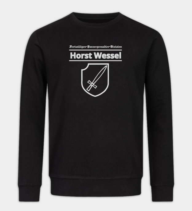 Waffen-SS Freiwilligen-Panzergrenadier-Division Horst Wessel Embroidered Crew Neck Sweatshirt