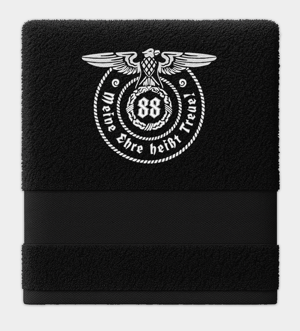 Waffen-SS Motto Meine Ehre heisst Treue Embroidered Black Towel Waffen-SS Motto Meine Ehre heisst Treue Embroidered Black Towel