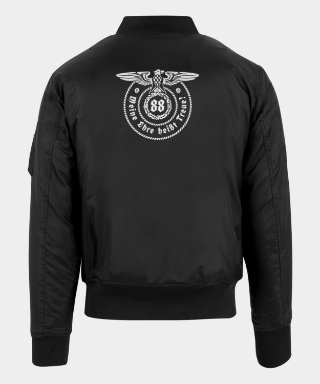 Waffen-SS Motto Meine Ehre heisst Treue Embroidered Bomber Jacket